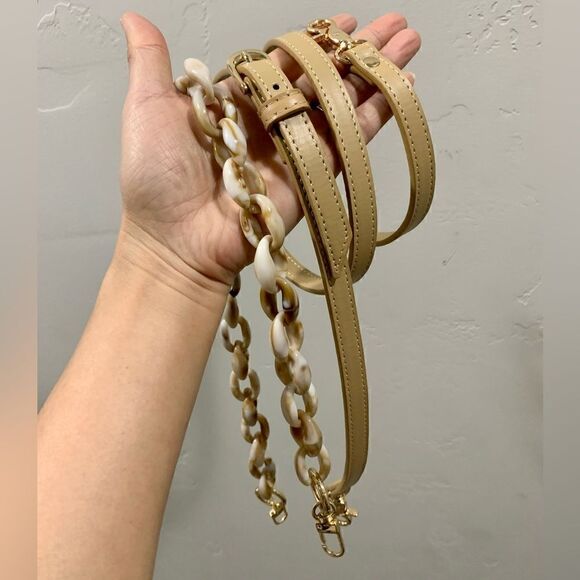 Abstract Print Cowhide Leather Handmade Wooden Frame Bag Includes 2 Strap Styles - Picture 16 of 16